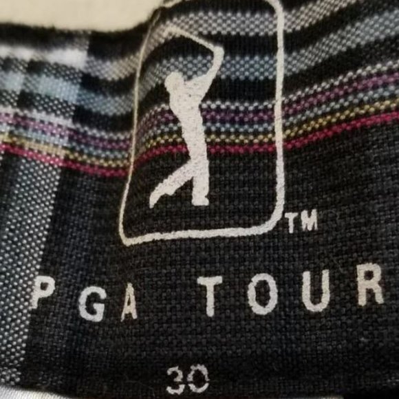 Mens Plaid PGA Tour Golf Shorts Size 30 - Picture 10 of 10